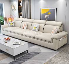 Ghế sofa vải hai kiểu dáng băng dài + góc L AMF-741