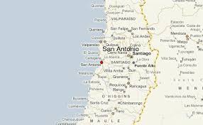 San antonio, san antonio province, valparaiso region, čīle kartē, kur tas atrodas. San Antonio Chile Wettervorhersage