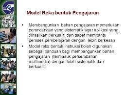 Istilah model pengajaran mengarah pada suatu pendekatan pembelajaran tertentu termasuk tujuannya, sintaksnya, lingkungannya, dan s i stem pengelolaannya. Kursus Edu 3053 Teknologi Dalam Pengajaran Dan Pembelajaran