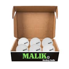 MALIK HOCKEY BALLS WHITE DIMPLE