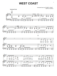 Maybe you would like to learn more about one of these? Lana Del Rey West Coast Sheet Music Pdf Notes Chords Pop Score Piano Vocal Guitar Right Hand Melody Download Printable Sku 154141