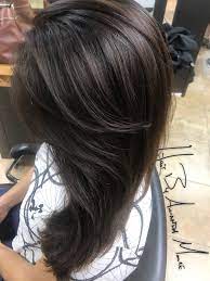 Level 5 Ash Brown With Streaks Of Level 6 Iridescent Gold Redkenobsessed Redken Behindthechair Ash Brown Hair Color Hair Color Light Brown Brown Hair Shades