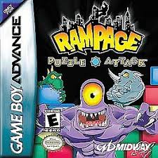 Home » games » dos games » action » rampage. Rampage Puzzle Attack Nintendo Game Boy Advance 2001 For Sale Online Ebay