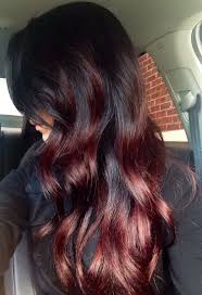 Ombre Black And Auburn Hair My Wishful Thinking Style Hair Styles Long Hair Styles Auburn Ombre Hair