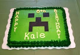 A lot of people has been asking if i play minecraft, and i do. Minecraft Cakes Decoration Ideas Little Birthday Cakes