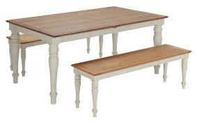 Signature design by ashley bennox dining room table and chairs with bench (set of 6). Argos Dining Table And Bench