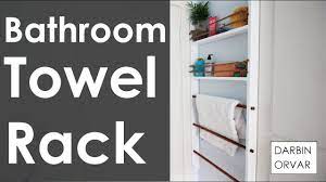 Diy projects & ideas project calculators installation & services. Diy Bathroom Towel Rack Youtube