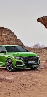 1440x2960 Green Suv Off Road Audi Q8 Wallpaper Audi Offroad Audi Cars