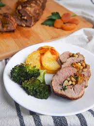 The meat is tender and juicy with a. Apricot Stuffed Pork Tenderloin Caroline S Cooking