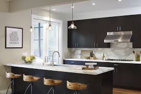 Espresso Cabinets Statuary Marble Greige Walls Espresso Kitchen Cabinets Kitchen Design Black Kitchen Cabinets