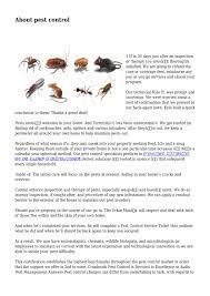 Look for pathways that insects and rodents could be using to get indoors. About Pest Control By Vengefulvoodoo775 Issuu
