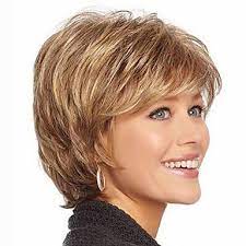 17 67 Synthetic Wig Wavy Wavy With Bangs Wig Short Strawberry Blonde Synthetic Hair Women S Highlighted Balayage Hair Brown With Golden Highlights Thick Hair Styles Very Short Hair Hair Styles