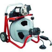 Ridgid 27008 K 400af Drum Machine With 3 8 Inch Solid Core Integral Wound Cable And Autofeed Control Drain Cleaning In 2020 Drain Cleaner Drum Machine Drain Cleaners