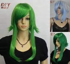 Xd J001522 Women Straight Hair Full Anime Cosplay Wig 3 Colors Front Long Back Short Wig Can Choose In Cosplay Straight Hairstyles Short Wigs Monofilament Wigs
