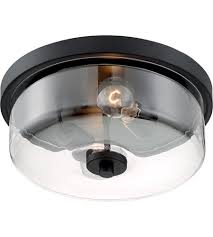Elegant, opulent, and the perfect decorative piece, luxury is an led flush mount light that evokes the energy of the roaring twenties. Nuvo 60 7268 Sommerset 2 Light 13 Inch Matte Black Flush Mount Fixture Ceiling Light