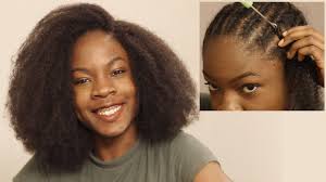 Which means it has a natural look that will make the braids appear as if it's your real hair? How To Fake Big Natural Hair Detailed Crochet Tutorial Youtube