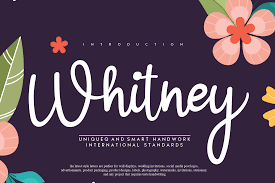 There are elegant and unusual fonts, serif and slab serif, rigorous and handwritten fonts and more in the showcase. Whitney Font By Handmadetipe Creative Fabrica