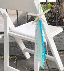 Beach Wedding Chair Decoration Priced Individually Many Etsy In 2020 Wedding Chair Decorations Chair Decorations Wedding Chairs