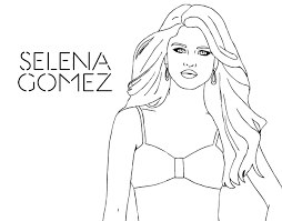 This selena gomez ulta haul is *so* good. Drawing Selena Gomez 123826 Celebrities Printable Coloring Pages