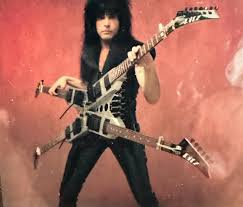 The original Quad Guitar! Photo of a Polaroid from a photo shoot with famed  photographer Glen La Ferman.