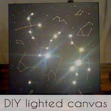 (sorry, i have to quote disney when i can.) Diy Lighted Canvas Crazy Diy Mom