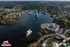 Here you will find a crazydiving slide octopus where action starts with a free fall. Heidepark Photos By The Theme Park Guy