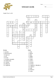Play the daily crossword puzzle from dictionary.com and grow your vocabulary and improve your language skills. Shared Crossword Worksheet Worksheets