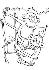 Free Easy To Print Monkey Coloring Pages In 2020 Monkey Coloring Pages Monkeys Funny Baby Coloring Pages