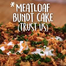 how to make a meatloaf bundt cake