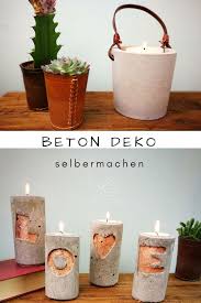 Beton Ideen Deko Ideen Aus Kreativ Beton Betonideen Beton Deko Selbermachen Beton Zement Basteleien