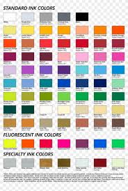 Screen Print Color Chart Urbanfly Apparel Png Leukemia