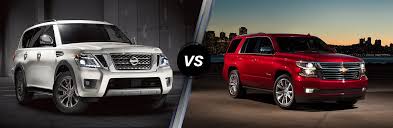 Replace engine oil and oil filter at the specified intervals. 2019 Nissan Armada Vs 2019 Chevrolet Tahoe