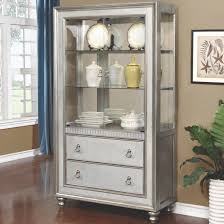 Bling Game Curio Cabinet With 3 Shelves And 2 Drawers By Coaster At Wilcox Furniture Coaster Furniture Furniture Cabinet Furniture