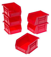 Black And Yellow Storage Bins Sam S Club Akro Mils 8212 Six Pack Of 30210 Plastic Storage Stacking Akrobins For Craft And Hardware Red Akro Mils Plastic Storage Plastic Storage Bins Storage Bins