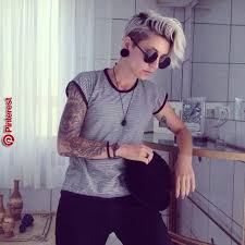 Androgynous haircuts usually consist of shorter hair. Lesbian Haircuts In 2020 Tomboy Hairstyles Short Hair Styles Androgynous Hair