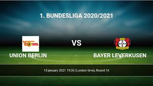Bayer 04 leverkusen gesamtzahl tore. Union Berlin Vs Bayer Leverkusen H2h 15 Jan 2021 Head To Head Stats Prediction