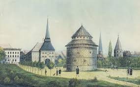 Rostock Teilansicht Mit Zwinger Und Steintor Mehrfarbdruck Um 1880 Ebay Rostock Hansestadt Rostock Historische Bilder