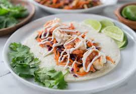 But who wants to spend 20 minutes on a slaw when you're also making tacos! Spicy Shrimp Tacos With Jicama Slaw Analida S Ethnic Spoon