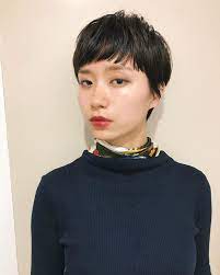 全32選 ベリーショート 刈り上げでかっこいい女性に パーマやカラーで変身 ハンサムショート 黒髪ショート ストレート ショート 黒髪