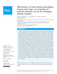 * whether in a home or hotel, the bathroom serves as both grooming station and refuge. Pdf Effectiveness Of Water Saving Technologies During Early Stages Of Restoration Of Endemic Opuntia Cacti In The Galapagos Islands Ecuador