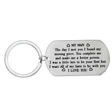 Explore our range of perfect gifts ideas for the men in your life, from gaming accessories and merchandise to personalised items and experiences that will make him your best pal. To My Man Keepsake Keyring Lu Lu S Personal Gifts