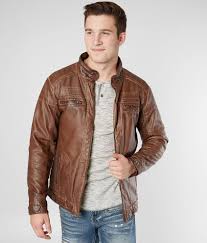 Buckle Black Faux Leather Jacket Men S Coats Jackets In Brown Buckle Black Faux Leather Jacket Faux Leather Jacket Men Leather Jacket Men