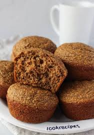 Combine flour, sugar (sweetner), baking powder, baking soda, spices and nuts (if using) in separate bowl. Healthy Bran Muffin With Applesauce Easy Recipes