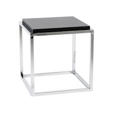 1950s danish cube end tables by jens h. Kvadra Side Table Wooden Or Derived Black