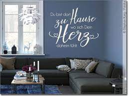 Sie fühlen mit ihm mit. Wandspruch Du Bist Dort Zu Hause I Reizendes Wandtattoo
