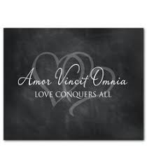 Excited To Share The Latest Addition To My Etsy Shop Amor Vincit Omnia Love Conquers All Quote L Latin Love Quotes Latin Phrase Tattoos Love Conquers All