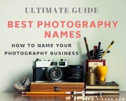Pin On Best Photography Names