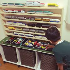 棚 ニトリ 子供部屋男の子 プラレール収納棚 100均 などのインテリア実例 2016 09 20 16 59 36 roomclip ルームクリップ プラレール 収納 子供部屋 男の子 トミカ 収納