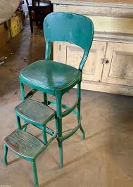 Sure varieties of ladder again chairs used woven rawhide seats. The Kitchen Step Stool Everyone Grew Up With Dusty Old Thing