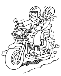 Displaying 17 motorcycle printable coloring pages for kids and teachers to color online or download. Motorcycle Ride Coloring Page For Children